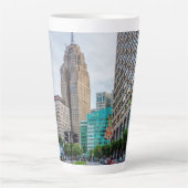 Downtown Detroit Milchtasse (Vorderseite)