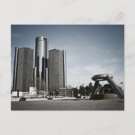 Downtown Detroit Postkarte