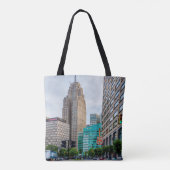 Downtown Detroit Tasche (Rückseite)
