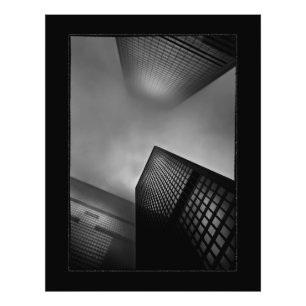 Downtown Fogfest Nr. 1 mit Grenze Fotodruck