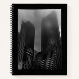 Downtown Fogfest Nr. 2 mit Grenzen Notizblock