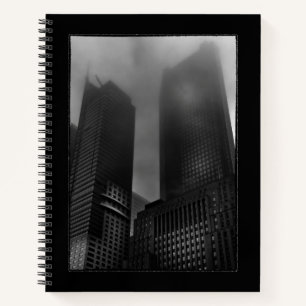 Downtown Fogfest Nr. 2 mit Grenzen Notizblock