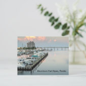 Downtown Fort Myers Florida Postcard Postkarte (Stehend Vorderseite)