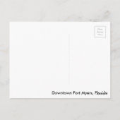 Downtown Fort Myers Florida Postcard Postkarte (Rückseite)