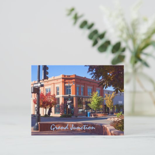 Downtown Grand Junction Postkarte (Stehend Vorderseite)