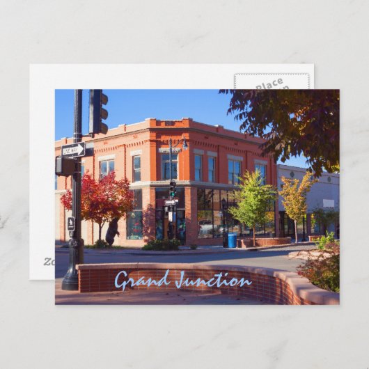 Downtown Grand Junction Postkarte (Vorne/Hinten)