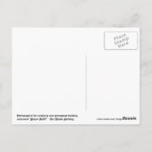 Downtown Haifa Fotografie Postkarte (Rückseite)