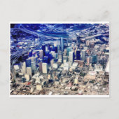 Downtown Houston Panoramaaussicht Postkarte (Vorderseite)