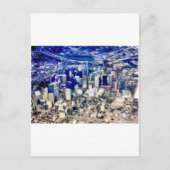 Downtown Houston Panoramaaussicht Postkarte (Vorderseite)