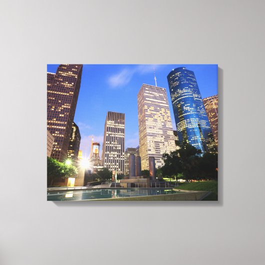Downtown Houston, Texas Leinwanddruck (Vorderseite)