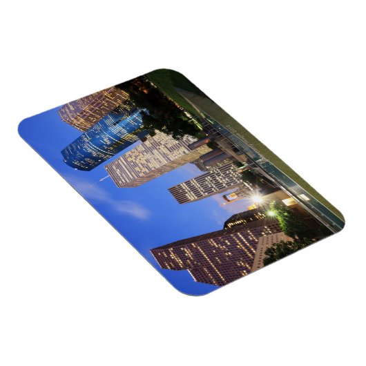 Downtown Houston, Texas Magnet (Rechte Seite)