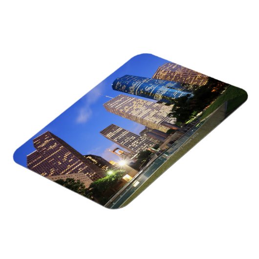 Downtown Houston, Texas Magnet (Linke Seite)