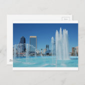 Downtown Jacksonville Florida Freundschaftsbummel Postkarte (Vorne/Hinten)