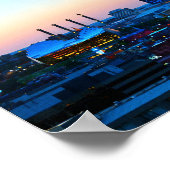Downtown Kansas City at Sunset Poster (Ecke)