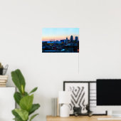Downtown Kansas City at Sunset Poster (Heimbüro)