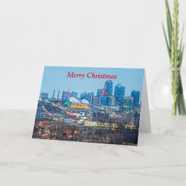 Downtown Kansas City Holiday Lights Card Karte
