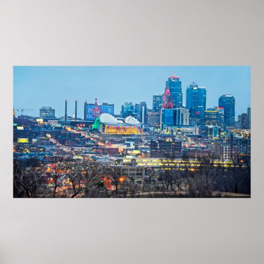 Downtown Kansas City Holiday Lights Poster (Vorne)