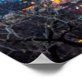 Downtown Kansas City Holiday Lights Poster (Ecke)