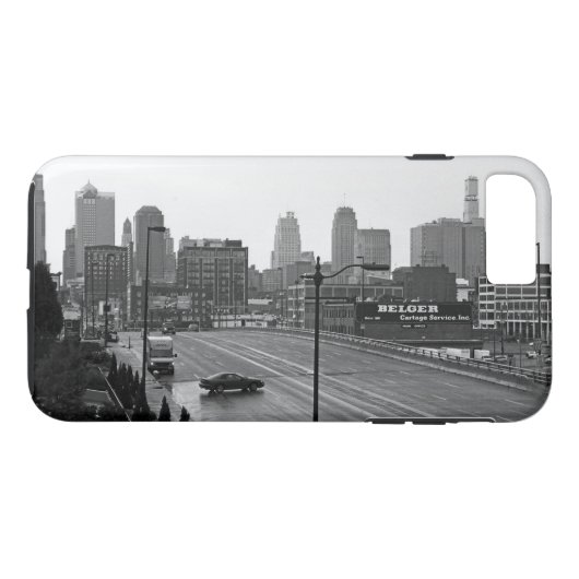 Downtown Kansas City iPhone 8/7 Plus Tough Case (Rückseite (Horizontal))