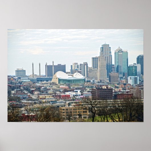 Downtown Kansas City, Missouri, Ansicht Poster (Vorne)