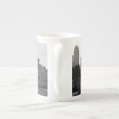 Downtown Kansas City, Missouri Black & White Foto Porzellantasse (Rückseite)