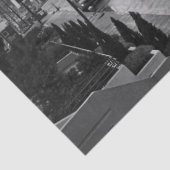 Downtown Kansas City, Missouri Black & White Foto Seidenpapier (Detail)