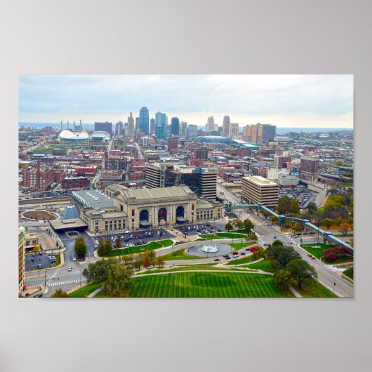 Downtown Kansas City, Missouri, Skyline Poster (Vorne)
