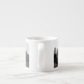 Downtown Kansas City Skyline-Schwarz-Weiß-Foto Espressotasse (Rückseite)