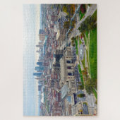 Downtown Kansas City vom Liberty Memorial Tower Puzzle (Vertikal)