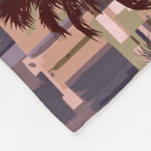 Downtown L.A. Kalifornien Fleecedecke (Ecke)