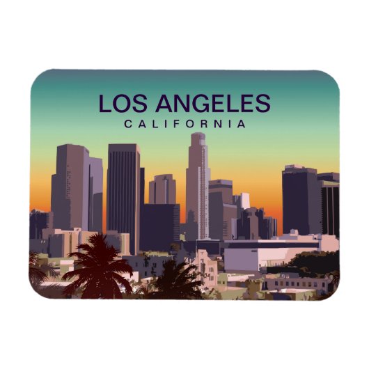 Downtown L.A. Kalifornien Magnet (Horizontal)