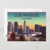 Downtown L.A. Postkarte (Vorne/Hinten)