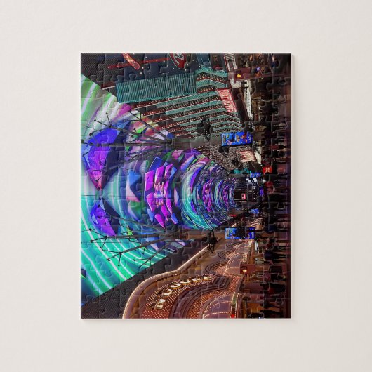 Downtown Las Vegas #4 Jigsaw Puzzle (Vertikal)