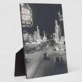 Downtown Las Vegas Retro Fotoplatte (Seite)