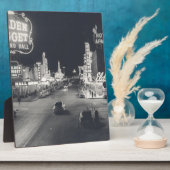 Downtown Las Vegas Retro Fotoplatte (Seite)