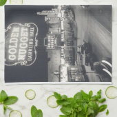 Downtown Las Vegas Retro Küchentuch (Gefaltet)