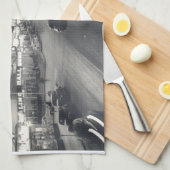 Downtown Las Vegas Retro Küchentuch (Viertel Falte)