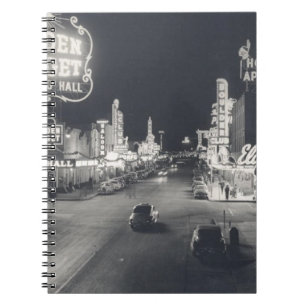 Downtown Las Vegas Retro Notizblock