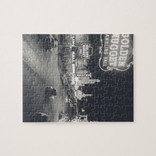 Downtown Las Vegas Retro Puzzle (Horizontal)