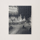 Downtown Las Vegas Retro Puzzle (Vertikal)