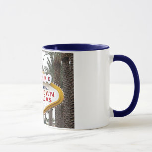 Downtown Las Vegas Unterschrift Tasse