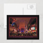 Downtown LasVegas Postkarte (Vorne/Hinten)