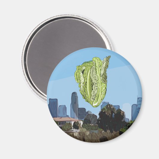 Downtown Lettuce Magnet (Vorderseite/Rückseite)