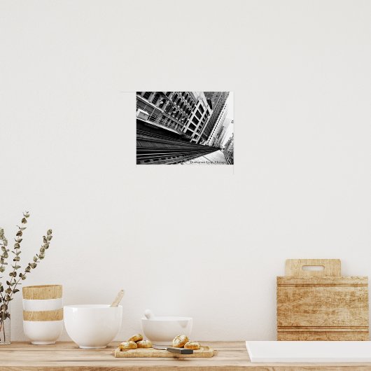Downtown Loop, Chicago Poster (Küche)