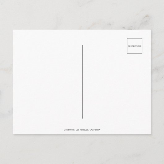 Downtown Los Angeles, California Postcard Postkarte (Rückseite)