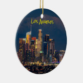 Downtown Los Angeles, Dusk Keramik Ornament (Rechts)