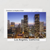 Downtown Los Angeles Postkarte (Vorne/Hinten)