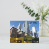 Downtown Los Angeles Postkarte (Stehend Vorderseite)