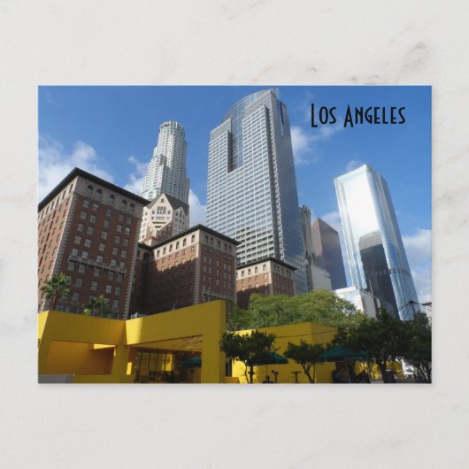 Downtown Los Angeles Postkarte (Vorderseite)