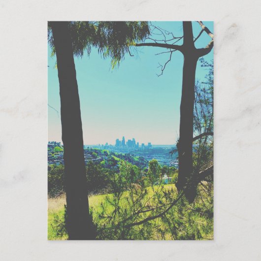 Downtown Los Angeles Postkarte (Vorderseite)